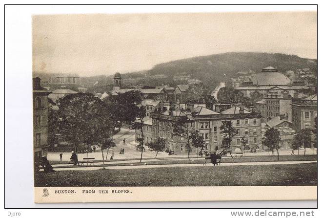 Buxton  From The Slopes     Town And City Series 2027 - Derbyshire