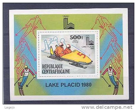 CENTRAFRIQUE BF037 A Jeux Olympiques Lake Placid - Hiver 1980: Lake Placid