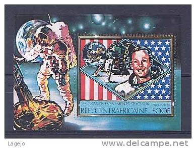 CENTRAFRIQUE BF041 A Espace - Apollo - Etats-Unis