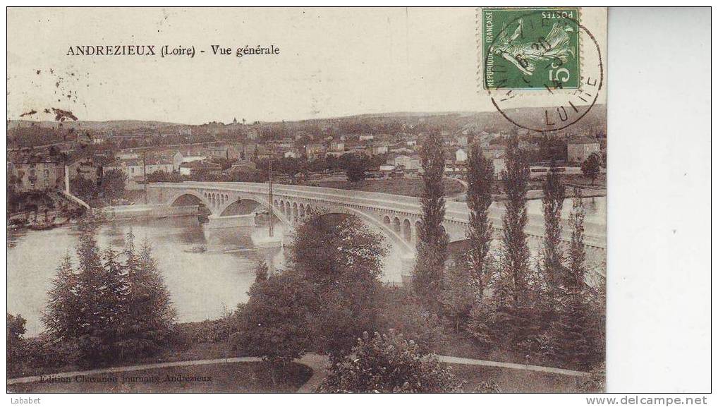 ANDREZIEUX VUE GENERALE - Andrézieux-Bouthéon