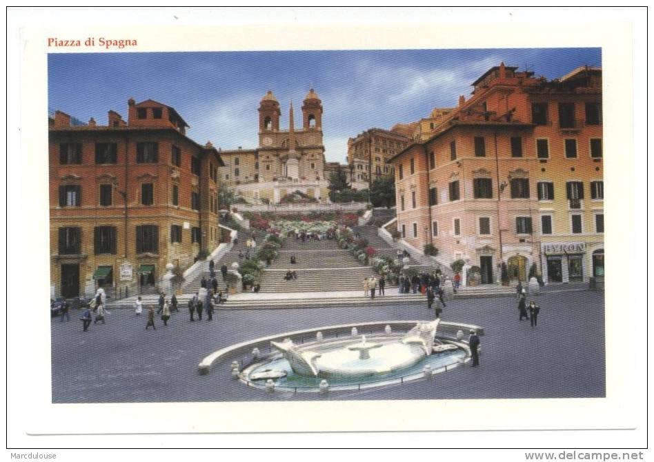 Roma. Rome. Piazza Di Spagna. Spain's Square. Place D'Espagne. Platz Des Spaniens. Spanjeplein. - Lugares Y Plazas