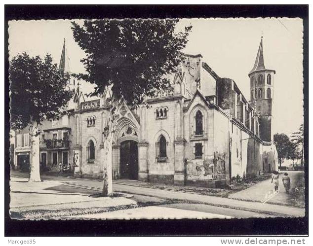 Castelnaudary L'église St Jean édit.brard N° 7 Magasin Atelier Machines Agricole Coulon Belle Cpsm - Castelnaudary