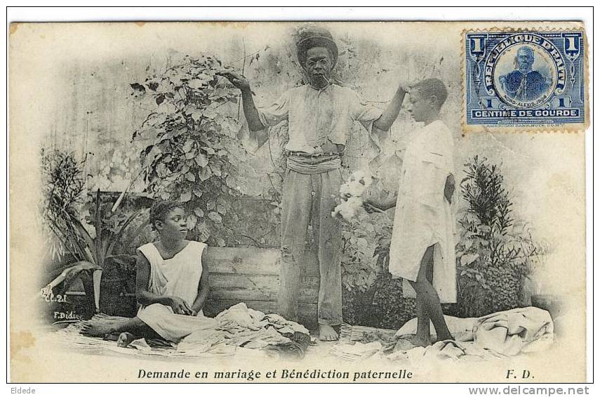 Demande En Mariage Et Benediction Paternelle  Voyagé - Haïti