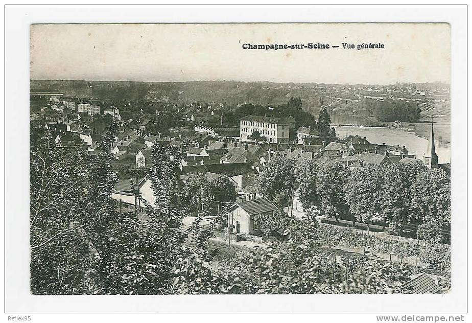 CHAMPAGNE SUR SEINE - Vue Générale - Champagne Sur Seine