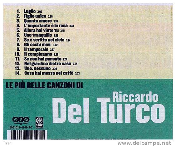 RICCARDO DEL TURCO - Disco, Pop