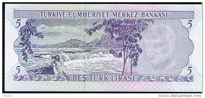 5 Lira "TURQUIE"  P185  UNC    Ro64 - Turkey