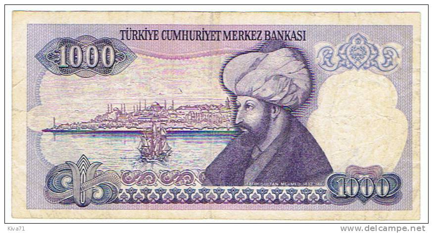 1000 Lira "TURQUIE"  P196   Ro64 - Turkey