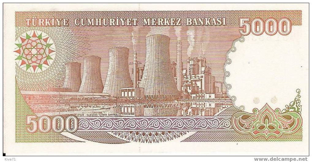 5000 Lira "TURQUIE"  P198  UNC  Ro66 - Turquie