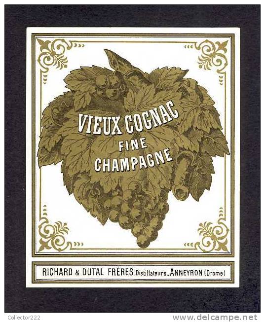 Etiquette De Liqueur: Vieux Cognac Fine Champagne (11 X 13´5 Cms) (Ref.67531) - Other & Unclassified