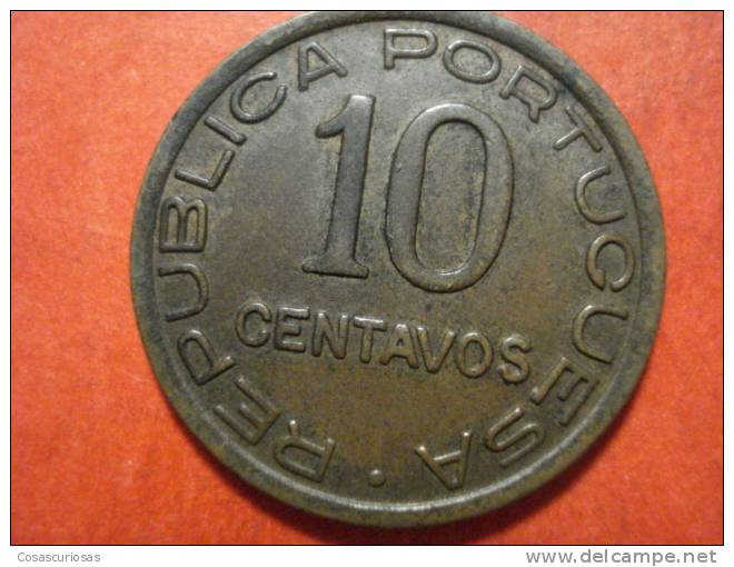 1548  MOÇAMBIQUE MOZAMBIQUE PORTUGAL 10 CENTAVOS     AÑO / YEAR  1942  BELLA- - Mozambique