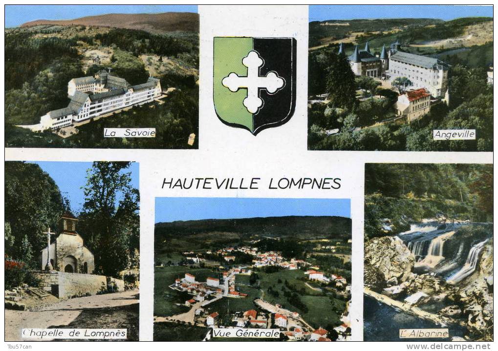 HAUTEVILLE-LOMPNES - AIN  -  BELLE CPSM MULTIVUES. - Hauteville-Lompnes