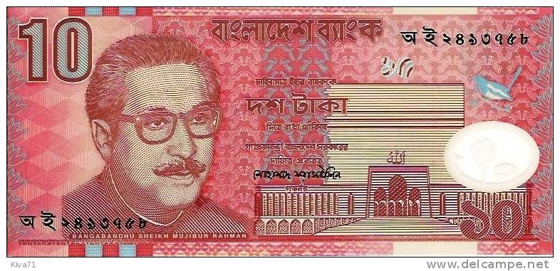 10 Taka  "BANGLADESH"   2000 UNC   Ble 9 - Bangladesh