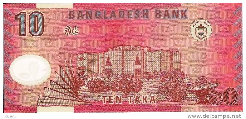 10 Taka  "BANGLADESH"   2000 UNC   Ble 9 - Bangladesh