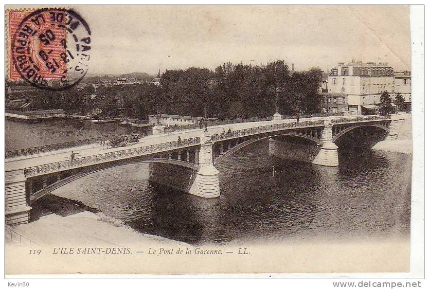 93 L´ILE SAINT DENIS Le Pont De La Garenne - L'Ile Saint Denis