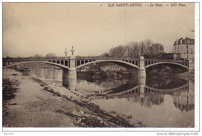 93 L´ILE SAINT DENIS Le Pont - L'Ile Saint Denis