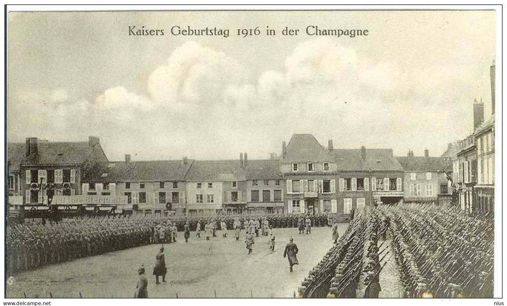 France Champagne Germany Militaria Kaisers Geburtstag 1916 - Champagne - Ardenne