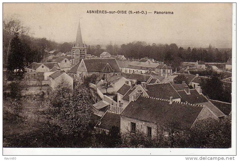 95 ASNIERES SUR OISE Panorama - Asnières-sur-Oise