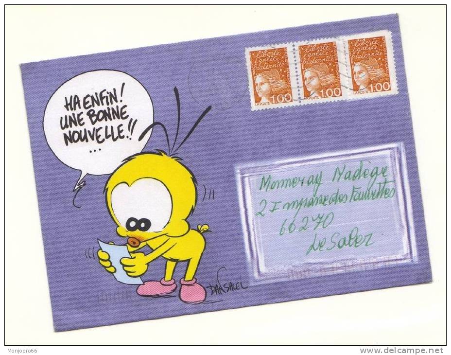 Enveloppe Circulée Le 17 01 2000 - Posttarife