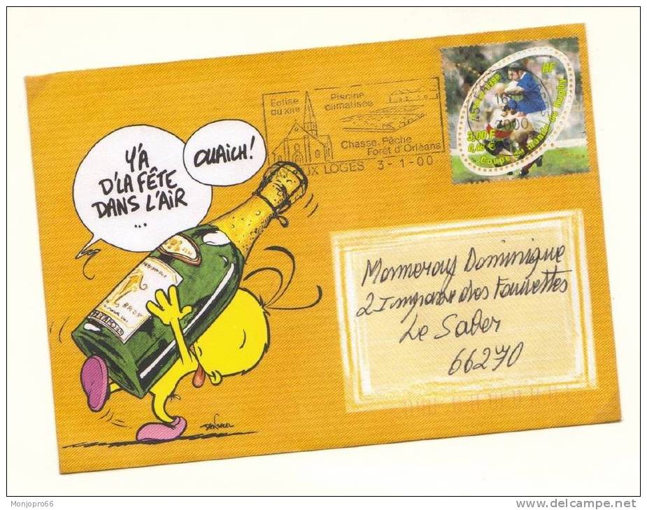 Enveloppe Circulée Le 03 01 2000 - Posttarife