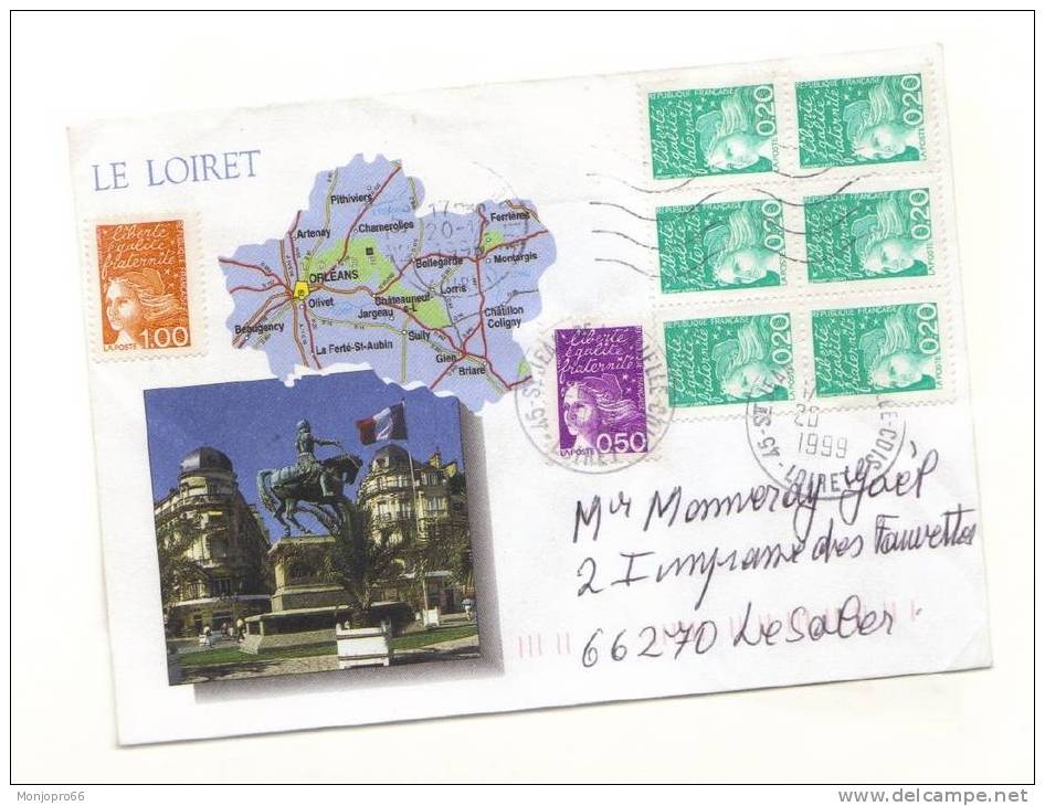 Enveloppe Circulée Le 20 12 1999 - Postal Rates