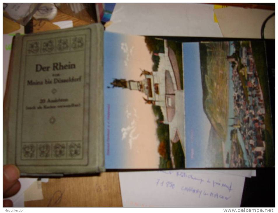 Der Rhein Le Rhin Mainz Rudesheim Bingen MauseturmKaub Bacharach Loreley Boppard Kloster Bury Rolandseck Godesberg Koln - Ruedesheim A. Rh.