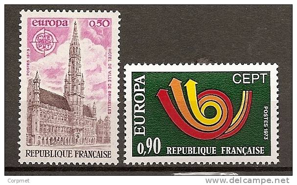 EUROPA-CEPT - FRANCE - 1973  -  Yvert # 1752/1753  - ** MINT (NH) - 1973