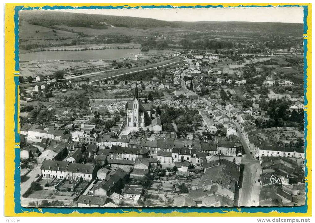 Neuves-Maisons Vue Aerienne Cim 438a Point Central, Eglise Rue Salengro - Neuves Maisons