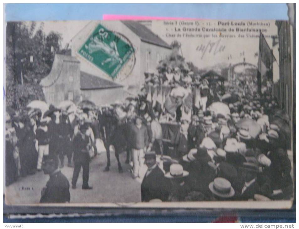 PORT LOUIS Cavalcade De Bienfaisance Industrie Bossard Circulée Année 1911 - Port Louis