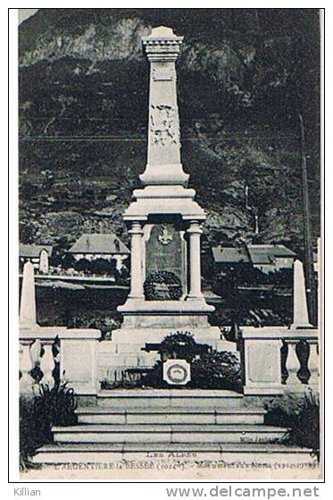 L´argentière  Monument Aux Morts - L'Argentiere La Besse