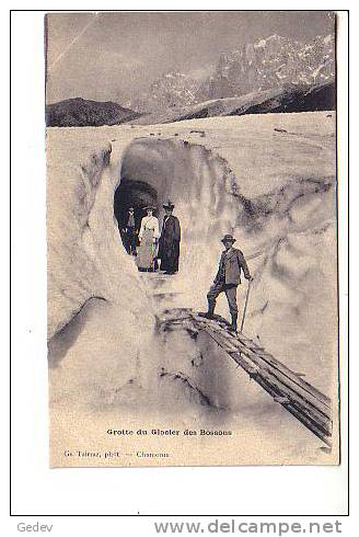 Mont Blanc Grotte Du Glacier Des Bossons (810) - Alpinisme