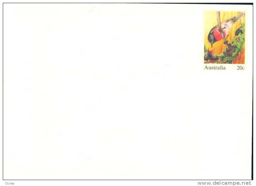 Bird ,   Australia Prepaid Cover  , Postal Stationery - Other & Unclassified