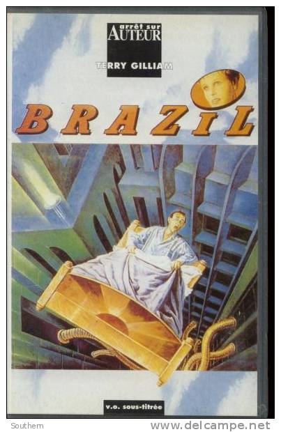 K7 Vidéo VHS Secam  Terry Gilliam  ´ Brazil " VO Sous Titrée - Klassiekers