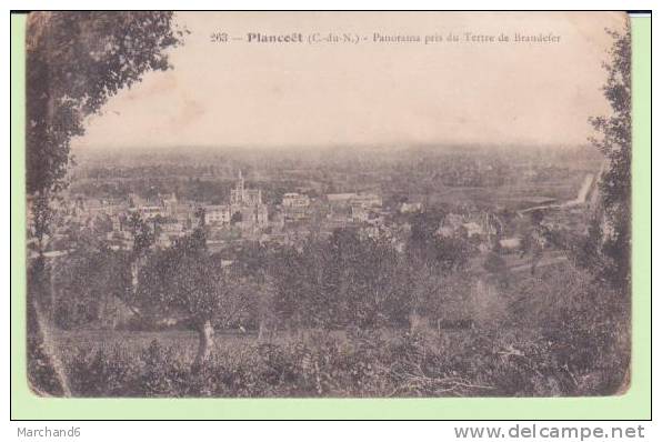 COTE D ARMOR.PLANCOET.PANORAMA PRIS DU TERTRE DE BRANDEFER - Plancoët