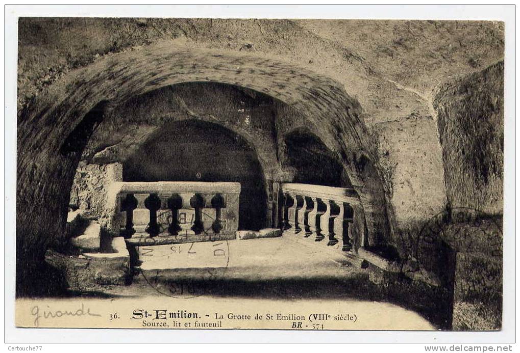 P3 - SAINT-EMILION - La Grotte De Saint-Emilion (1912) - Saint-Emilion