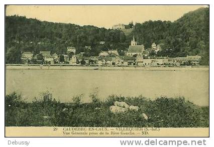 CAUDEBEC EN CAUX - VILLEQUIER Vue Générale - Caudebec-en-Caux