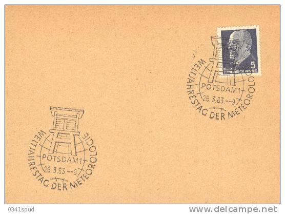 1963 Allemagne  Météorologie Meteorologia  Meteorology - Climate & Meteorology