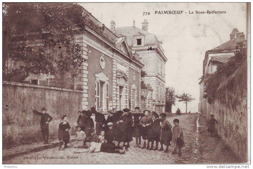 PAIMBOEUF   SOUS PREFECTURE  1905 - Paimboeuf