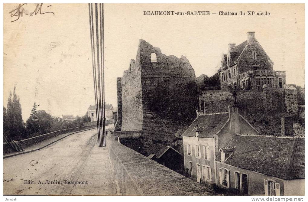 BEAUMONT SUR SARTHE - Château Du XIème Siècle - Beaumont Sur Sarthe