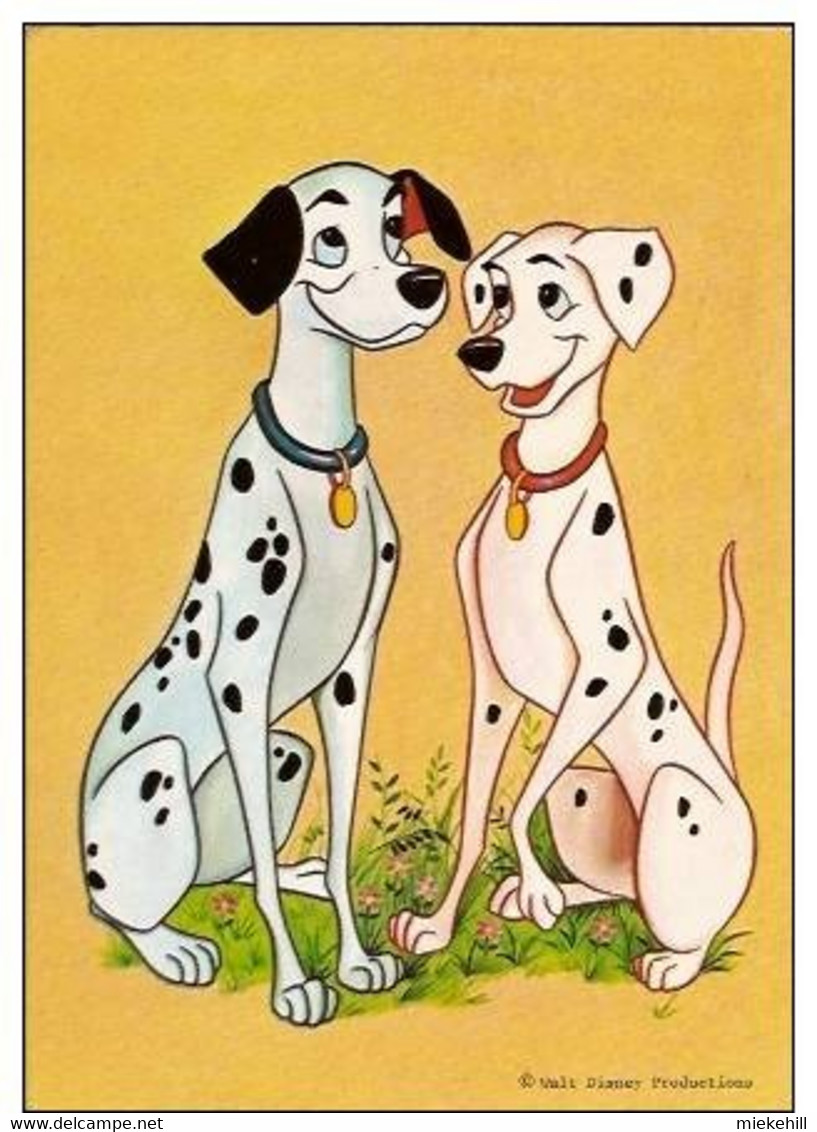 CHIENS DALMATIENS Illustrateur Walt Disney Cinéma - Disneyworld