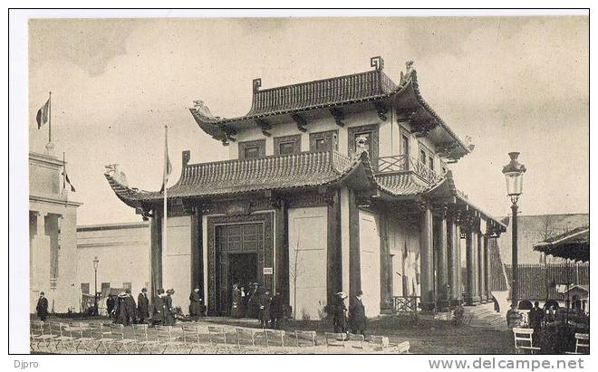 Exposition De Bruxelles 1910 Le Pavillon De L'indo Chine - Expositions Universelles