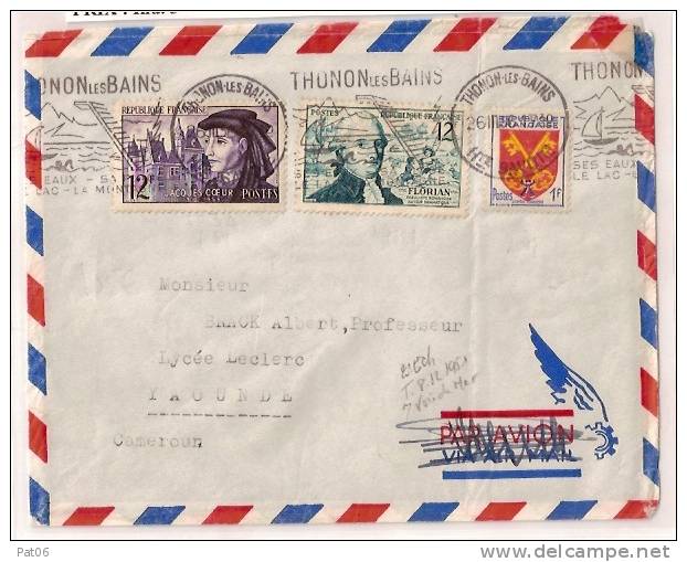 74 – Haute Savoie « THONON Les Bains » - 1927-1959 Storia Postale