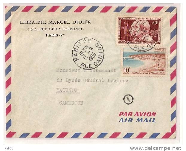 PARIS – Bureau N°25 « Rue DANTON » - 1927-1959 Brieven & Documenten