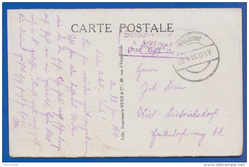 Frankreich; Saint Andre; La Deule; 1918 Feldpost - Sonstige & Ohne Zuordnung