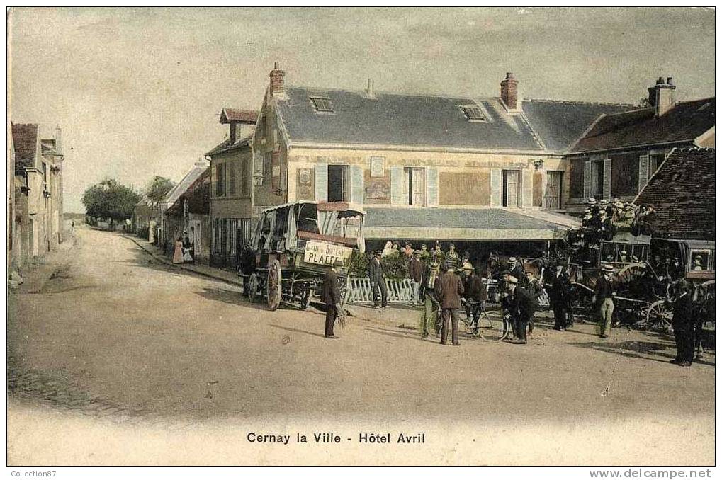 78 - YVELINES - CERNAY La VILLE - HOTEL RESTAURANT  AVRIL - Cernay-la-Ville