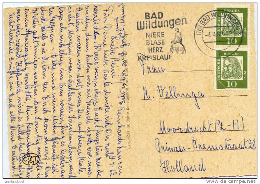 View Card Germany Cancel Niere Blase Herz - Geneeskunde