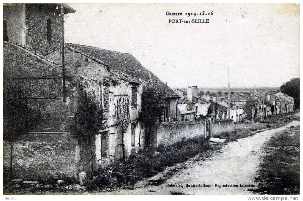 Guerre 1914-15-16 : Port Sur Seille - Longuyon