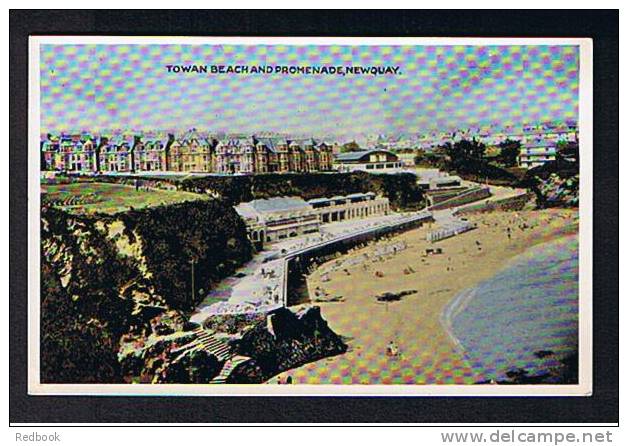 Postcard Towan Beach & Promenade Newquay Cornwall - Ref 210 - Newquay