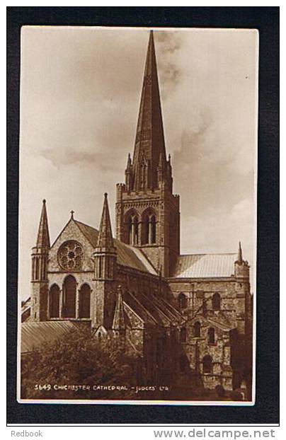 Judges Real Photo Postcard Chichester Cathedral Sussex - Ref 210 - Chichester