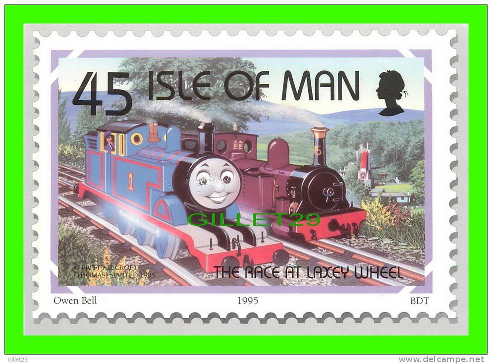 ISLE OF MAN, UK - THE RACE AT LEXEY WHEEL,1995 - TRAINS - THOMAS THE THANK ENGINE´S DREAM - - Isle Of Man