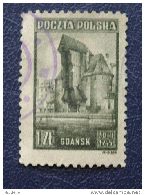 Pologne, 1945, Michel 410 Obl. - Gebraucht